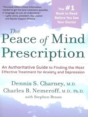 cover image of The Peace of Mind Prescription